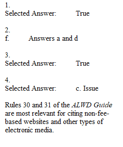 Quiz Week 3